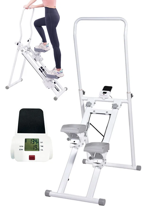 Katlanabilir Dikey Tırmanma Egzersiz Aleti - Merdiven Tırmanma Kondisyon Aleti